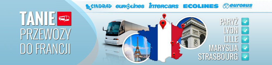 Autobusy do Francji. Tanie bilety online.